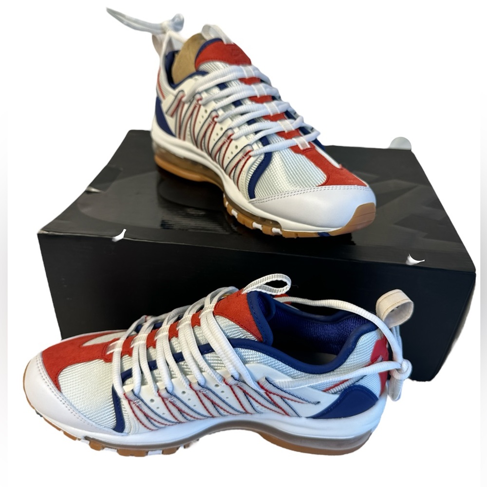 Nike Air Max 97/Haven/CLOT Royal Red White Blue Gum Men Casual Shoes AO2134-101